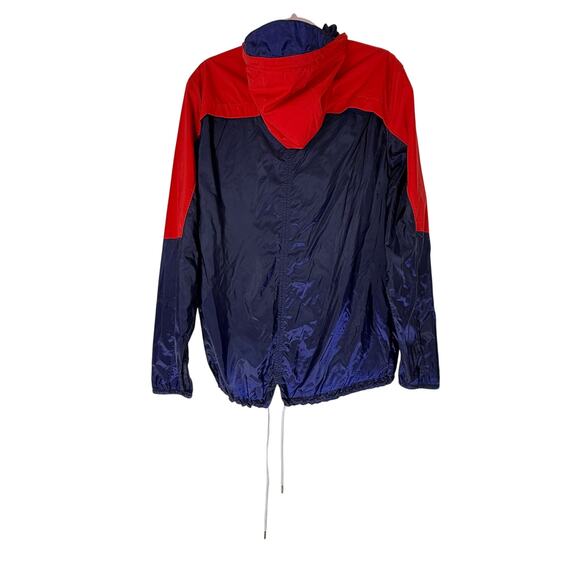 Under Armour Navy Blue & Red Loose Fit Hooded Lightweight Rain Jackets Size M - Picture 4 of 9
